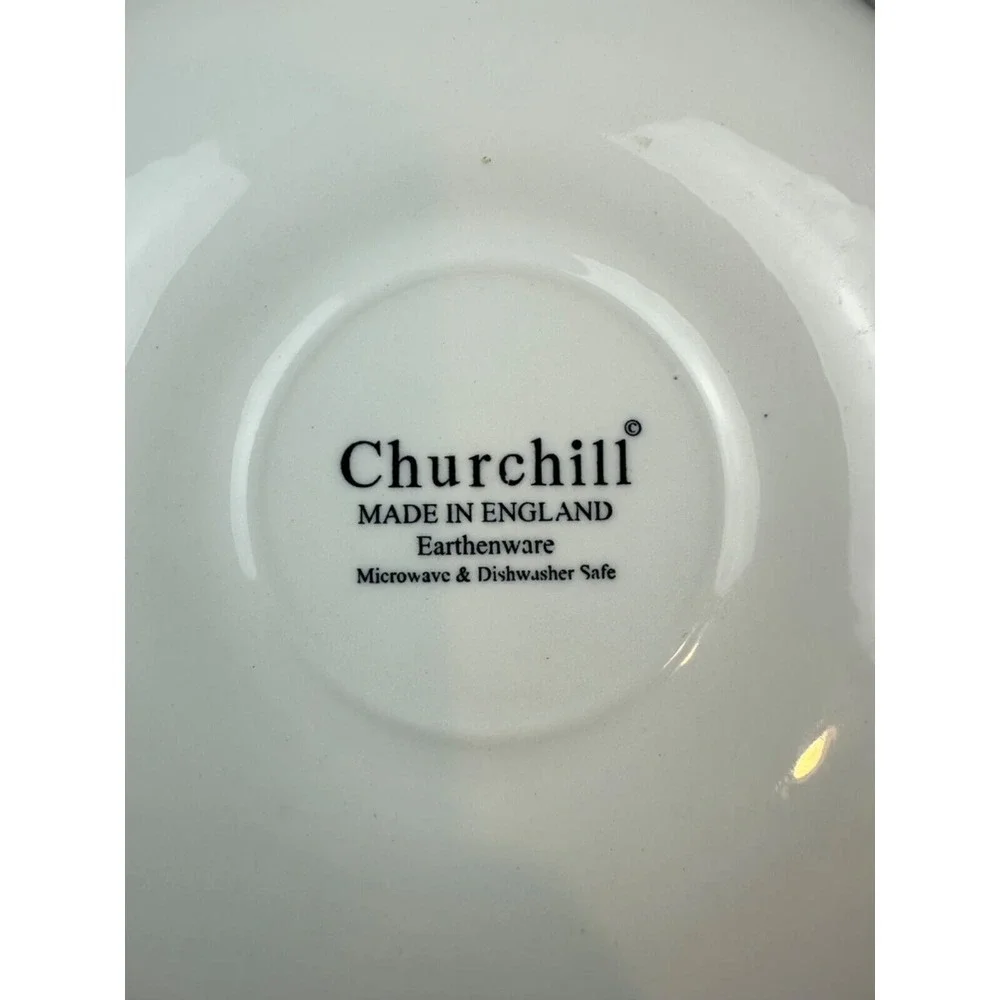 NEW Churchill Earthenware‎ Christmas Tree Serving Bowl 9.5